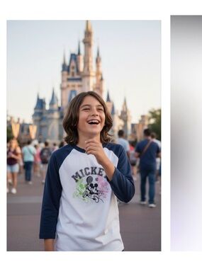 NWT- Janie and Jack Mickey Raglan Long Sleeve Tee (Size 5)